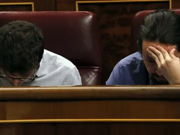 Errejón e Iglesias en el Congreso Errejón e Iglesias en el Congreso