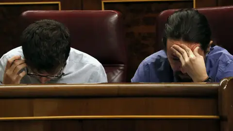 Errejón e Iglesias en el Congreso Errejón e Iglesias en el Congreso
