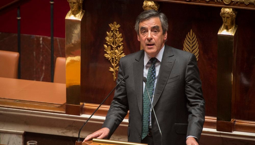 François Fillon, el ex primer ministro francés, en la Asamblea Nacional