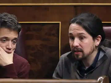 Pablo Iglesias e Iñigo Errejón en el Congreso Pablo Iglesias e Iñigo Errejón en el Congreso