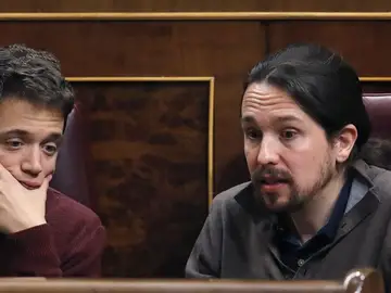 Pablo Iglesias e Iñigo Errejón en el Congreso Pablo Iglesias e Iñigo Errejón en el Congreso