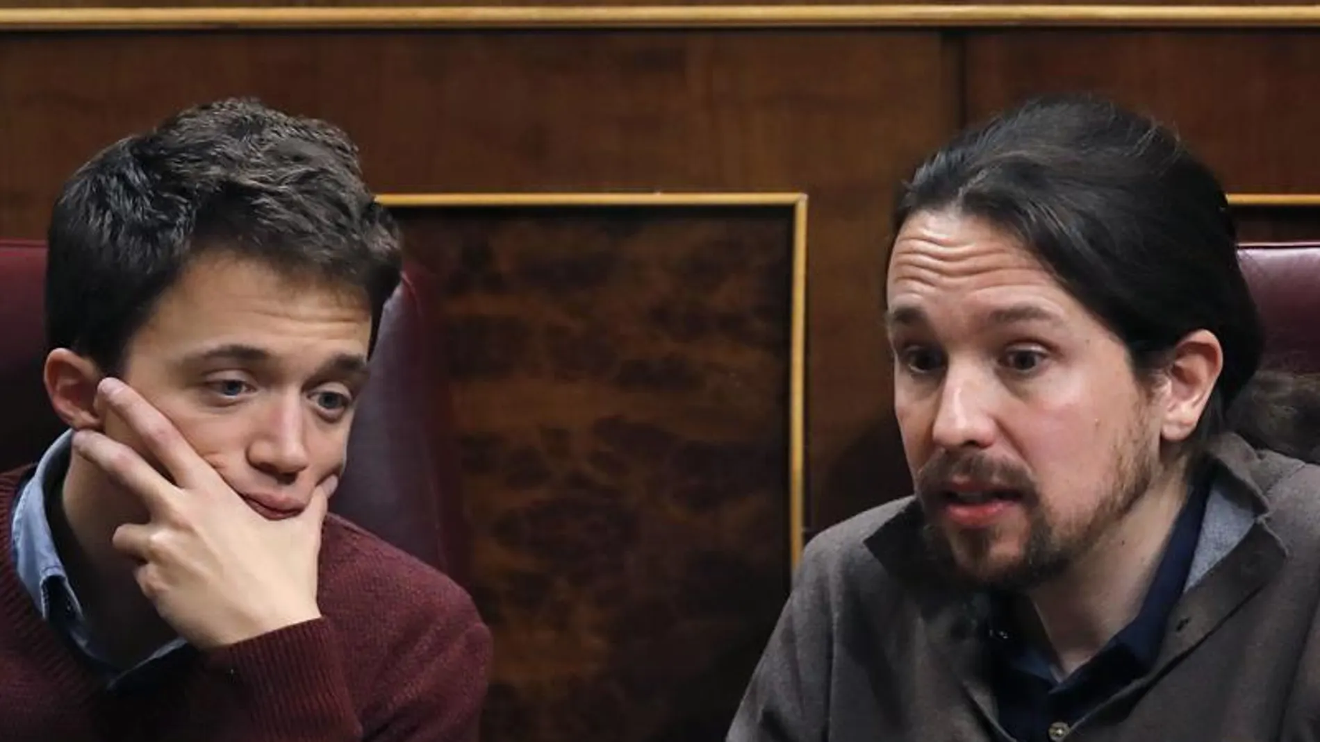 Pablo Iglesias e Iñigo Errejón en el Congreso Pablo Iglesias e Iñigo Errejón en el Congreso