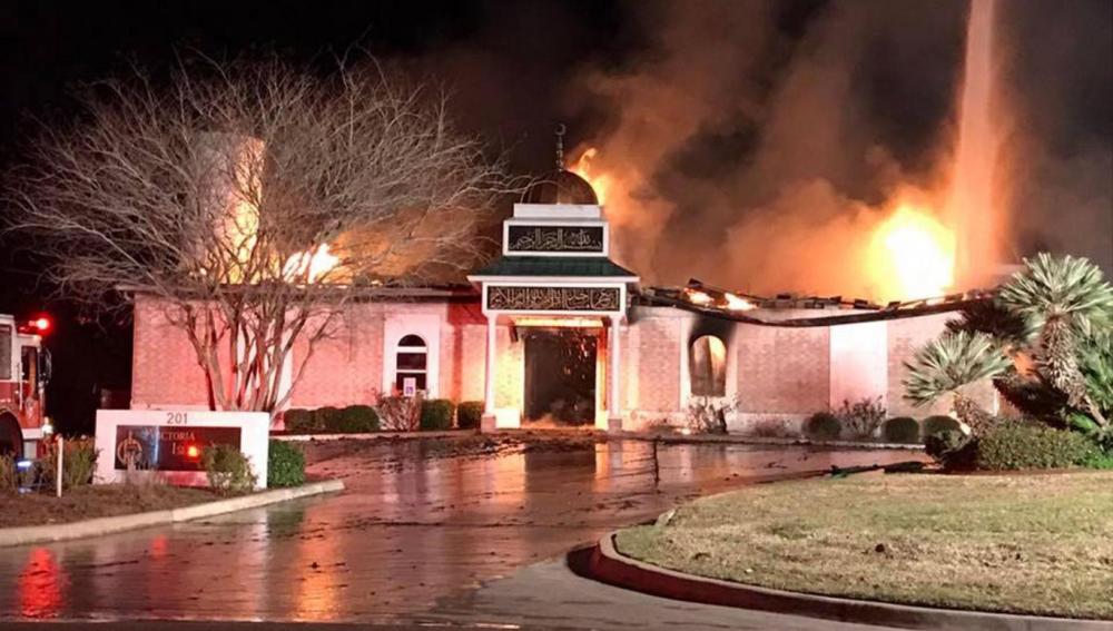 Un incendio destroza la mezquita de Victoria, en Texas