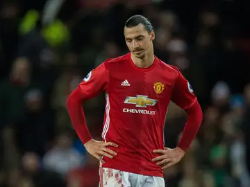 Ibrahimovic en un partido con el United Ibrahimovic en un partido con el United