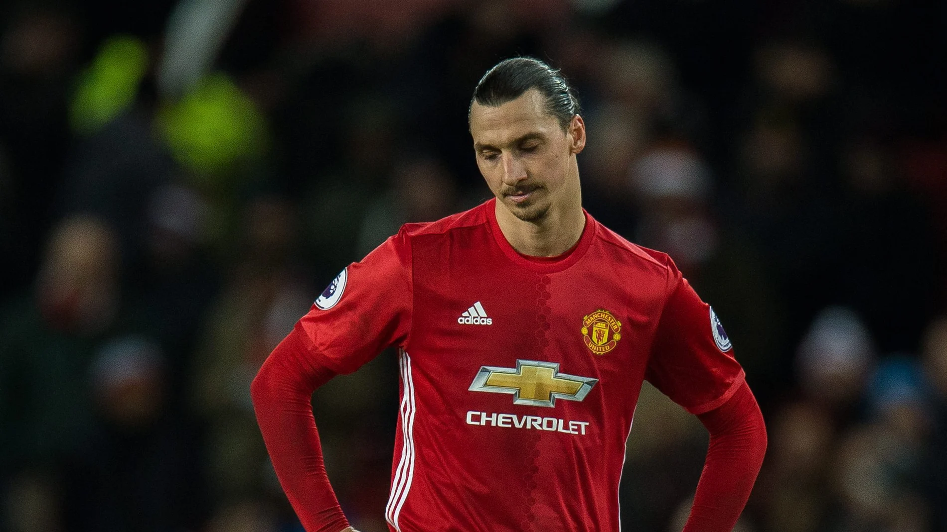 Ibrahimovic en un partido con el United Ibrahimovic en un partido con el United