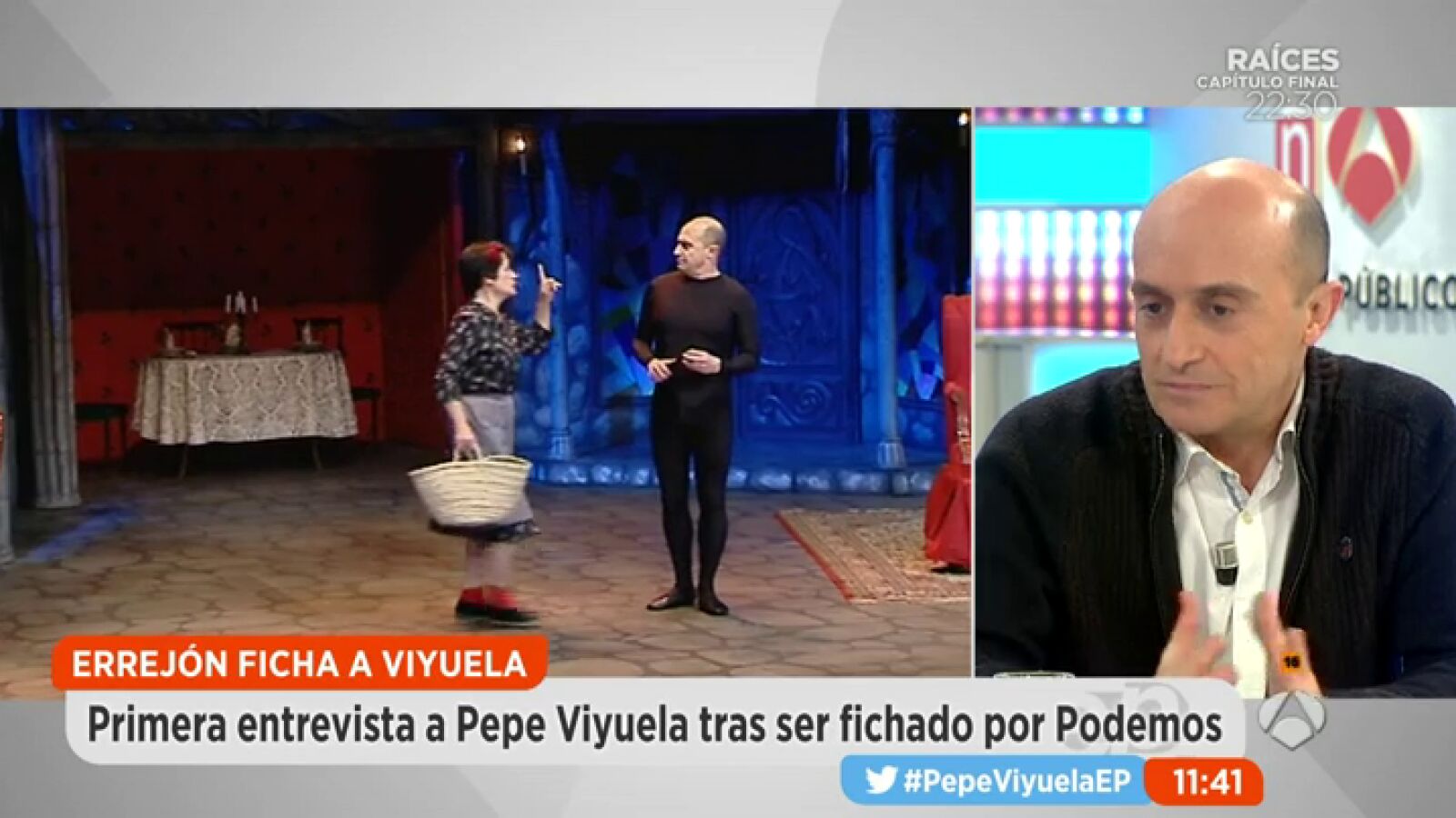 Pepe Viyuela, nuevo miembro de la lista de Errejón: 