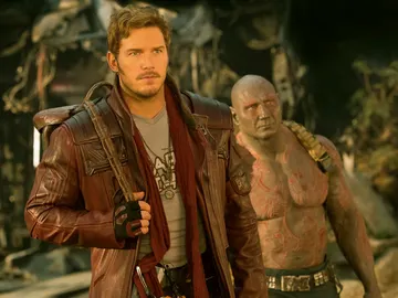 Chris Pratt y Dave Bautista Chris Pratt y Dave Bautista