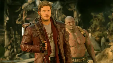 Chris Pratt y Dave Bautista Nuevas imágenes de 'Guardianes de la Galaxia Vol. 2'