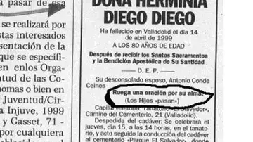 esquela oración esquela oración