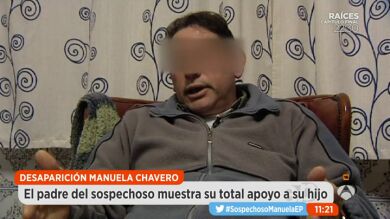 El padre del sospechoso de la desaparición de Manuela Chavero: 