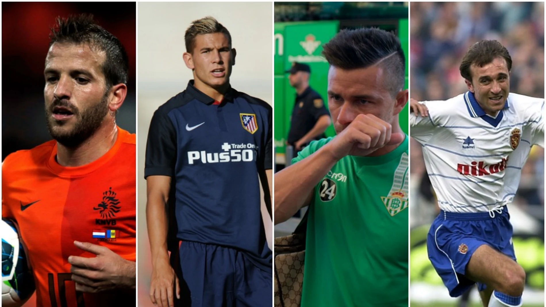 Van der Vaart, Hernández, Ruben Castro y Juanele Van der Vaart, Hernández, Ruben Castro y Juanele