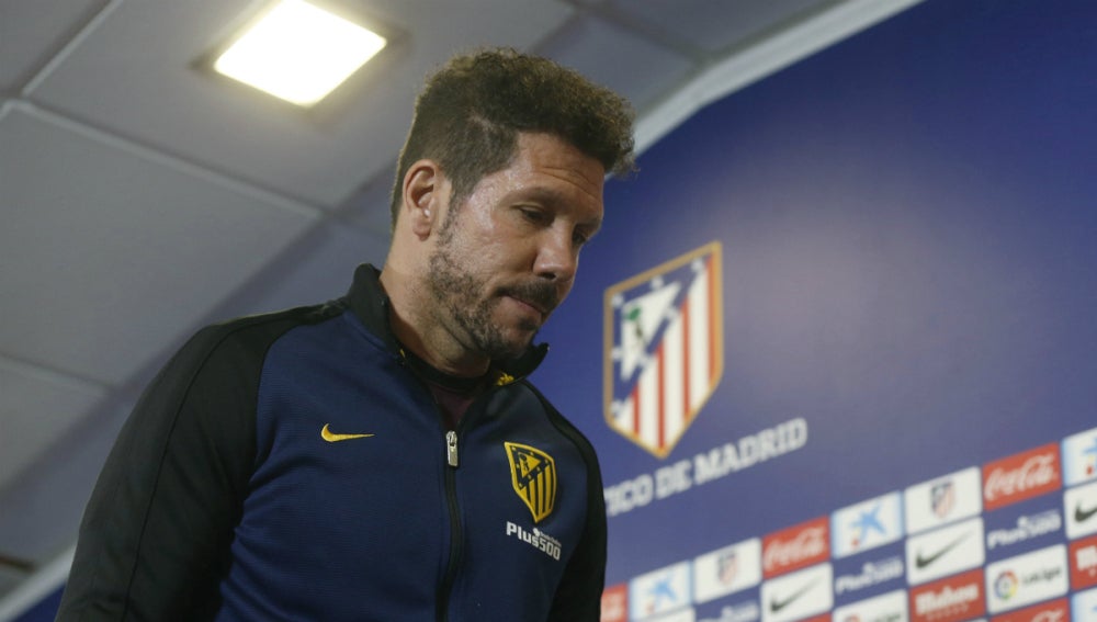 Simeone, en rueda de prensa