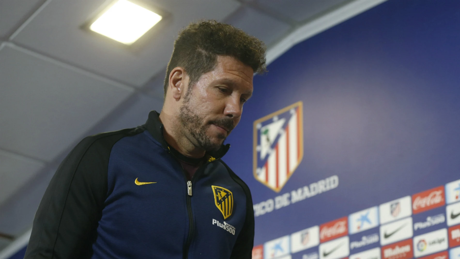Simeone, en rueda de prensa Simeone, en rueda de prensa