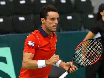 Roberto Bautista celebra un punto Roberto Bautista celebra un punto