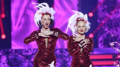 Esther Arroyo y Silvia Abril seducen al público como Jane Russell y Marilyn Monroe