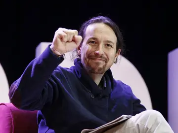 Pablo Iglesias, líder de Podemos, durante un evento en Barcelona Pablo Iglesias, líder de Podemos, durante un evento en Barcelona