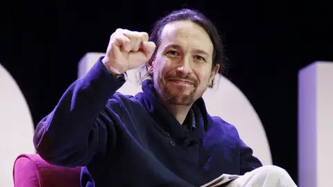 Pablo Iglesias, líder de Podemos, durante un evento en Barcelona Pablo Iglesias, líder de Podemos, durante un evento en Barcelona