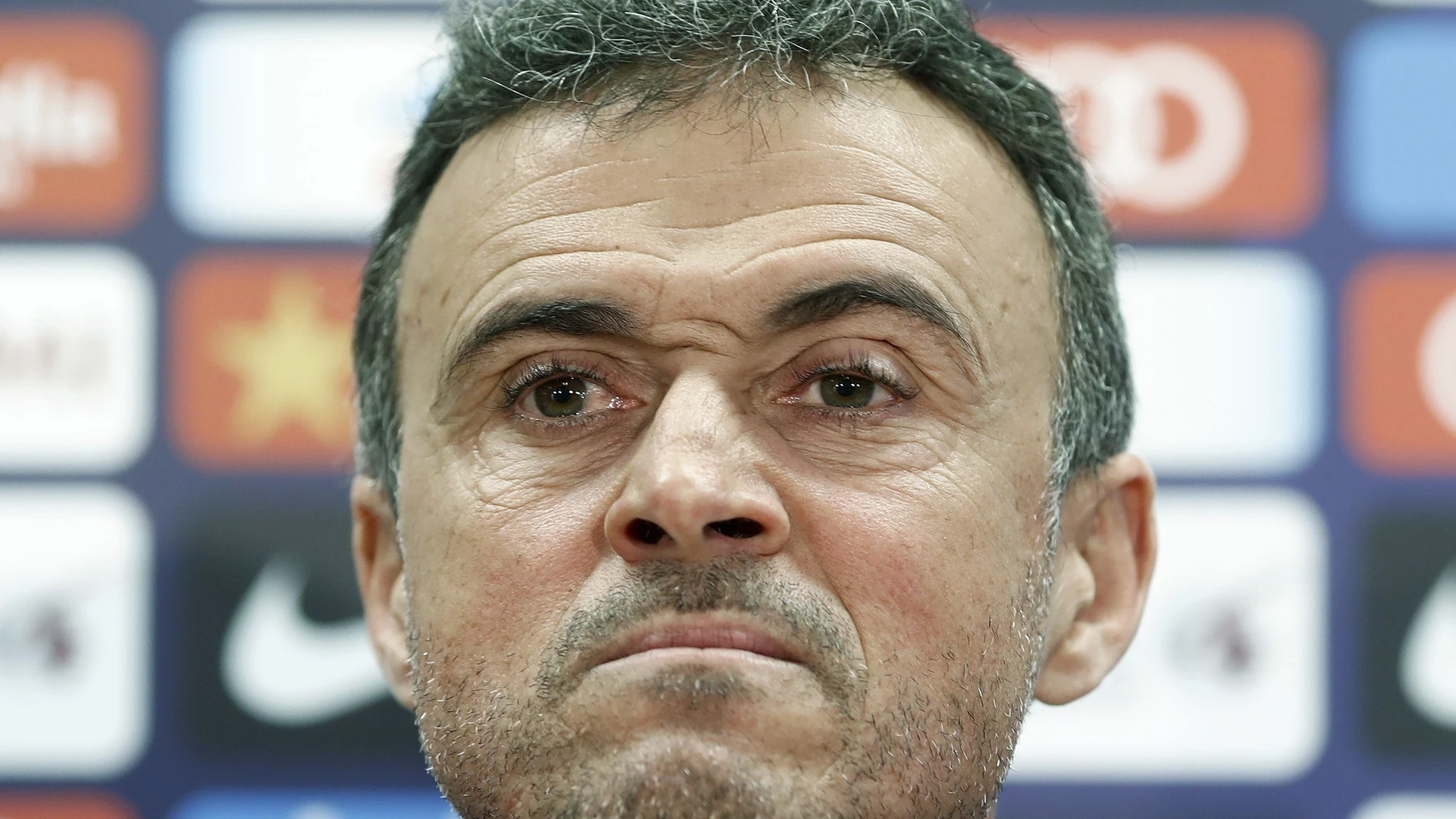 Luis Enrique, en sala de prensa Luis Enrique, en sala de prensa