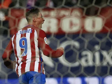Fernando Torres celebra un gol con el Atlético Fernando Torres celebra un gol con el Atlético