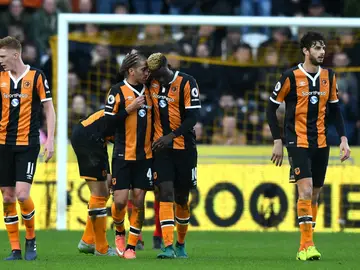 El Hull City celebra un gol El Hull City celebra un gol