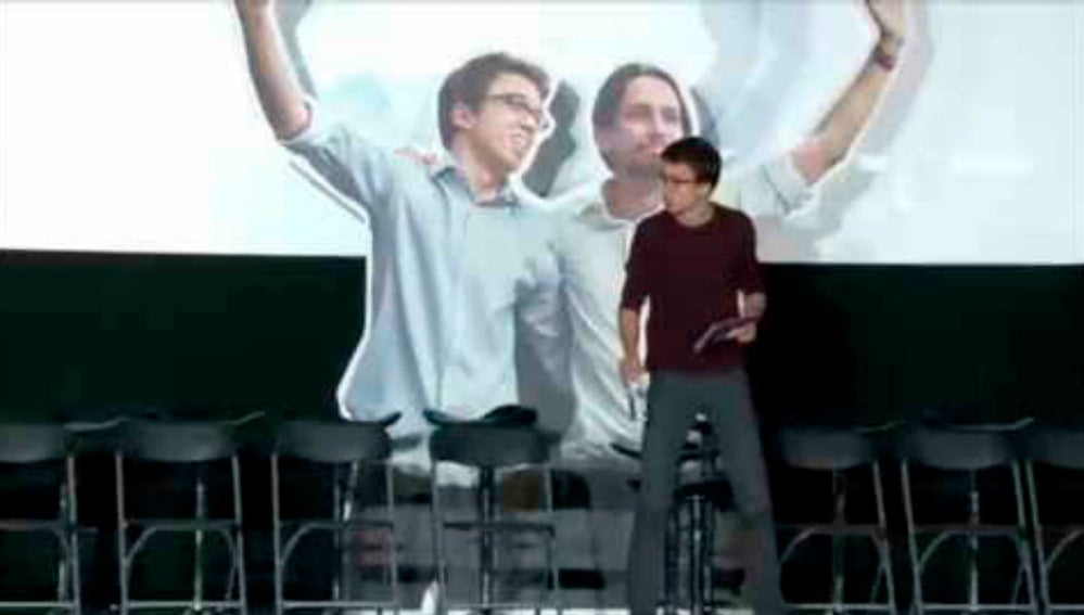 Iñigo Errejón, en un acto de su campaña
