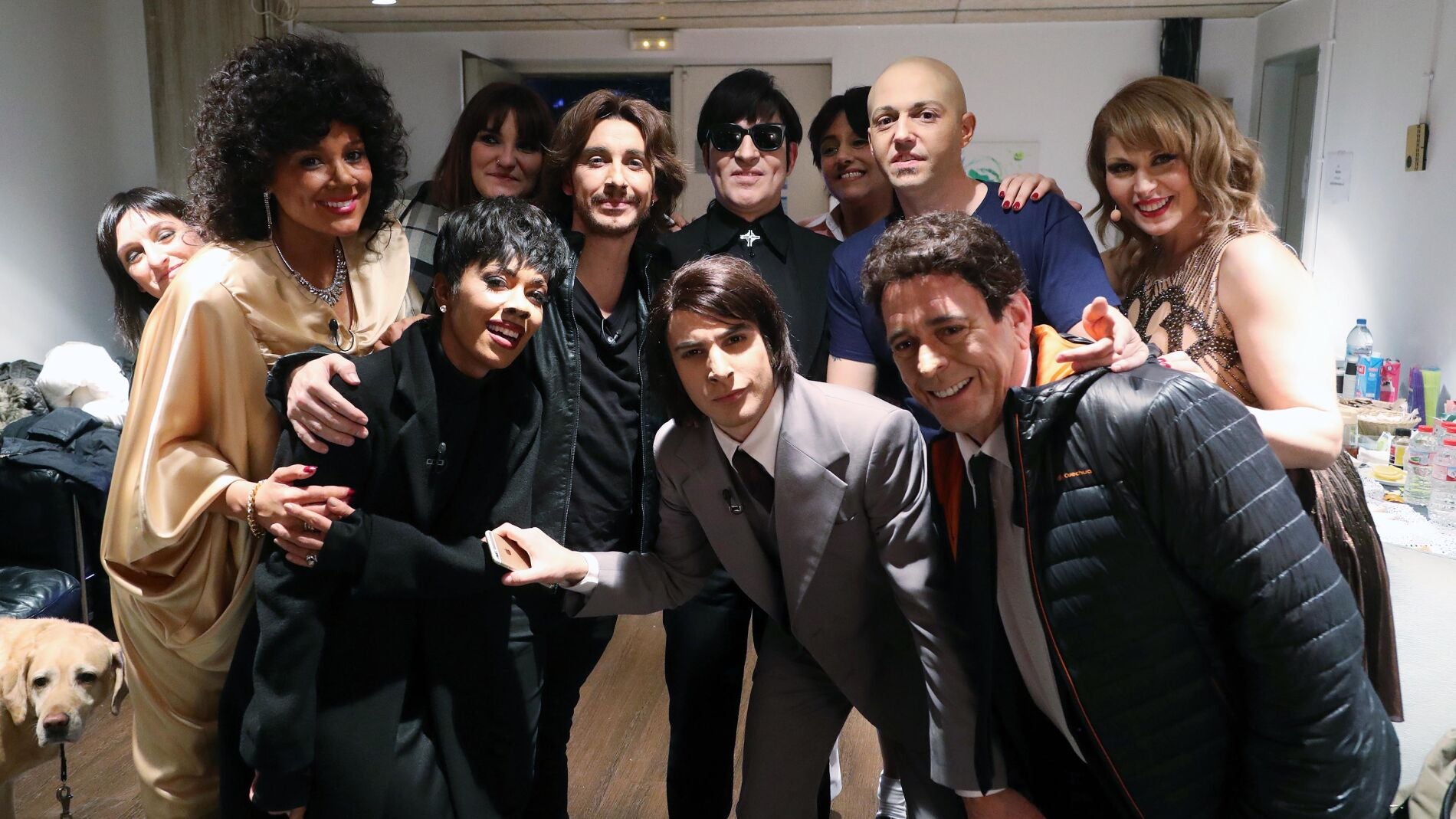 Los concursantes agradecen a todo el equipo de maquillaje y caracterizaci&oacute;n su espectacular trabajo