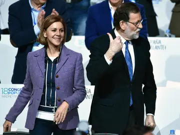 María Dolores de Cospedal y Mariano Rajoy María Dolores de Cospedal y Mariano Rajoy