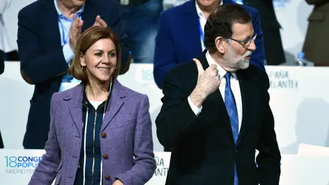 María Dolores de Cospedal y Mariano Rajoy María Dolores de Cospedal y Mariano Rajoy