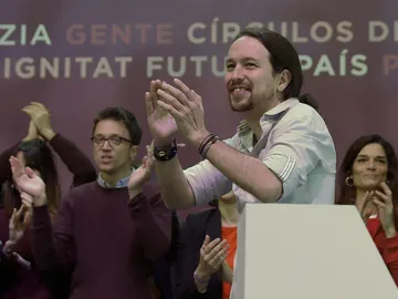 Pablo Iglesias en la apertura de Vistalegre II Pablo Iglesias en la apertura de Vistalegre II