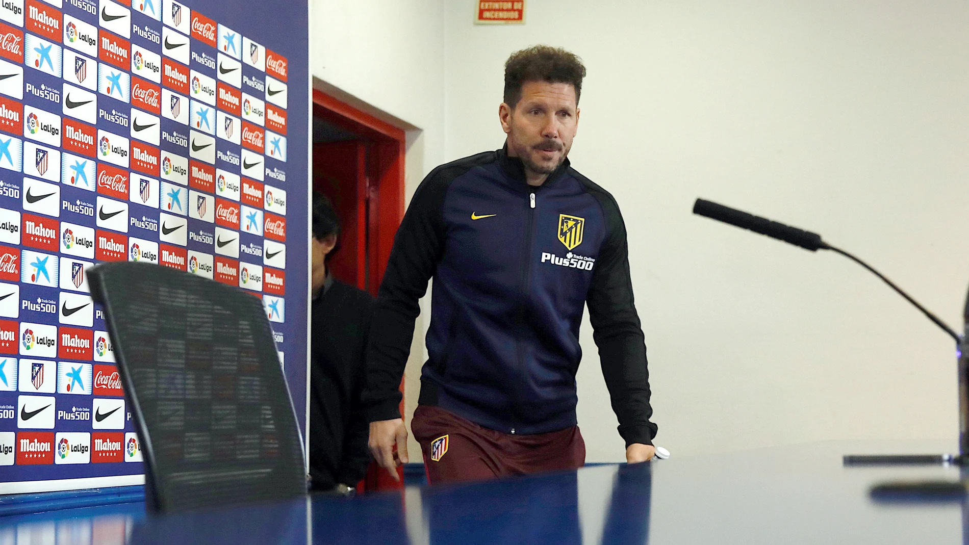 Simeone en rueda de prensa Simeone en rueda de prensa
