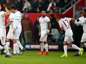 El Bayern celebra un gol El Bayern celebra un gol