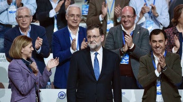 María Dolores de Cospedal, Mariano Rajoy y Fernando Martínez-Maillo