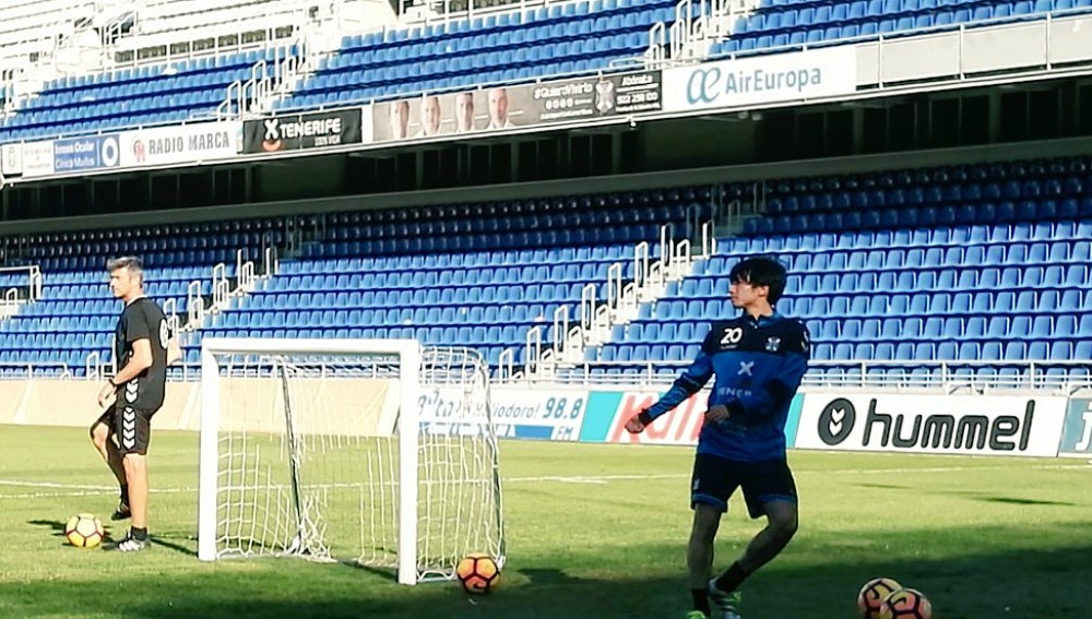 Shibasaki, con el Tenerife