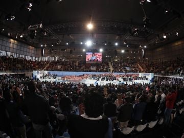 Vista general de la Caja Mágica durante el XVIII Congreso Nacional del PP