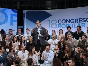 Rajoy, en el Congreso del PP Rajoy, en el Congreso del PP