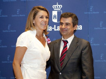 Rogelio Pardo junto a María Dolores de Cospedal