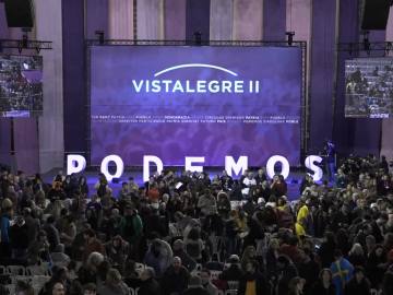 Vista general del Congreso de Podemos en el Vistalegre II