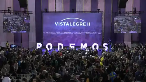 Vista general del Congreso de Podemos en el Vistalegre II Vista general del Congreso de Podemos en el Vistalegre II