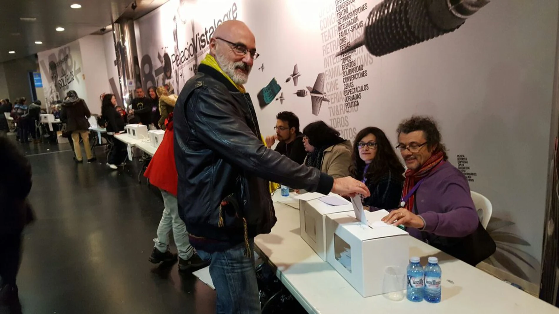 Cierran las urnas en Vistalegre II Cierran las urnas en Vistalegre II