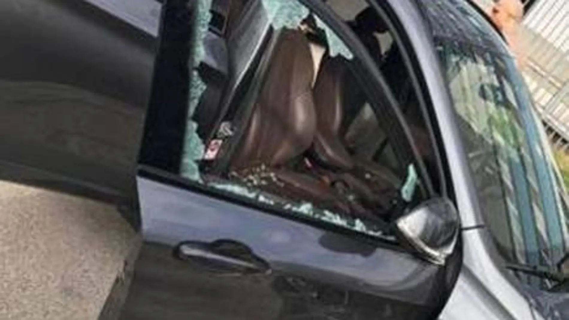 Así acabó el coche en el que viajaba Luca Toni Así acabó el coche en el que viajaba Luca Toni