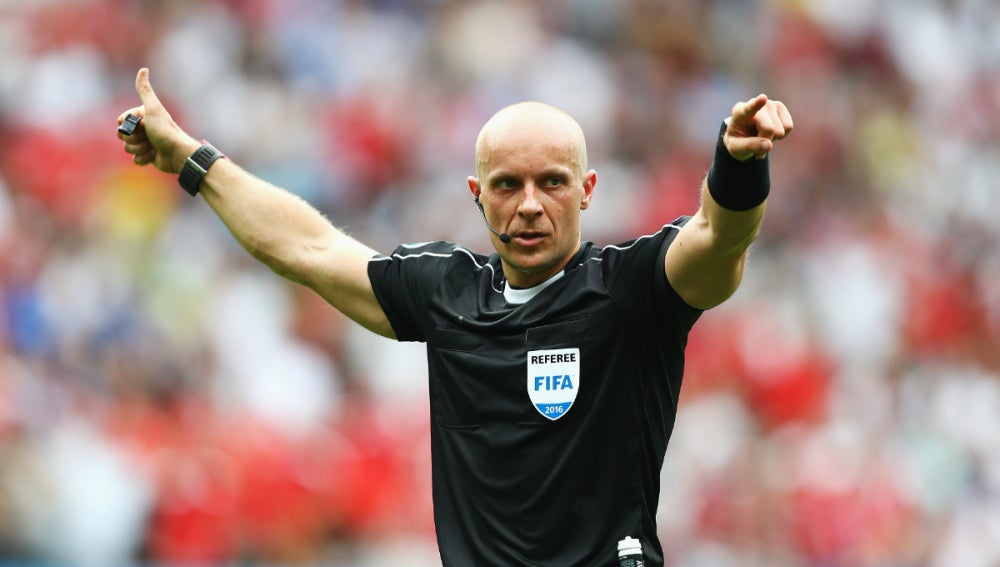 Marciniak, en un partido