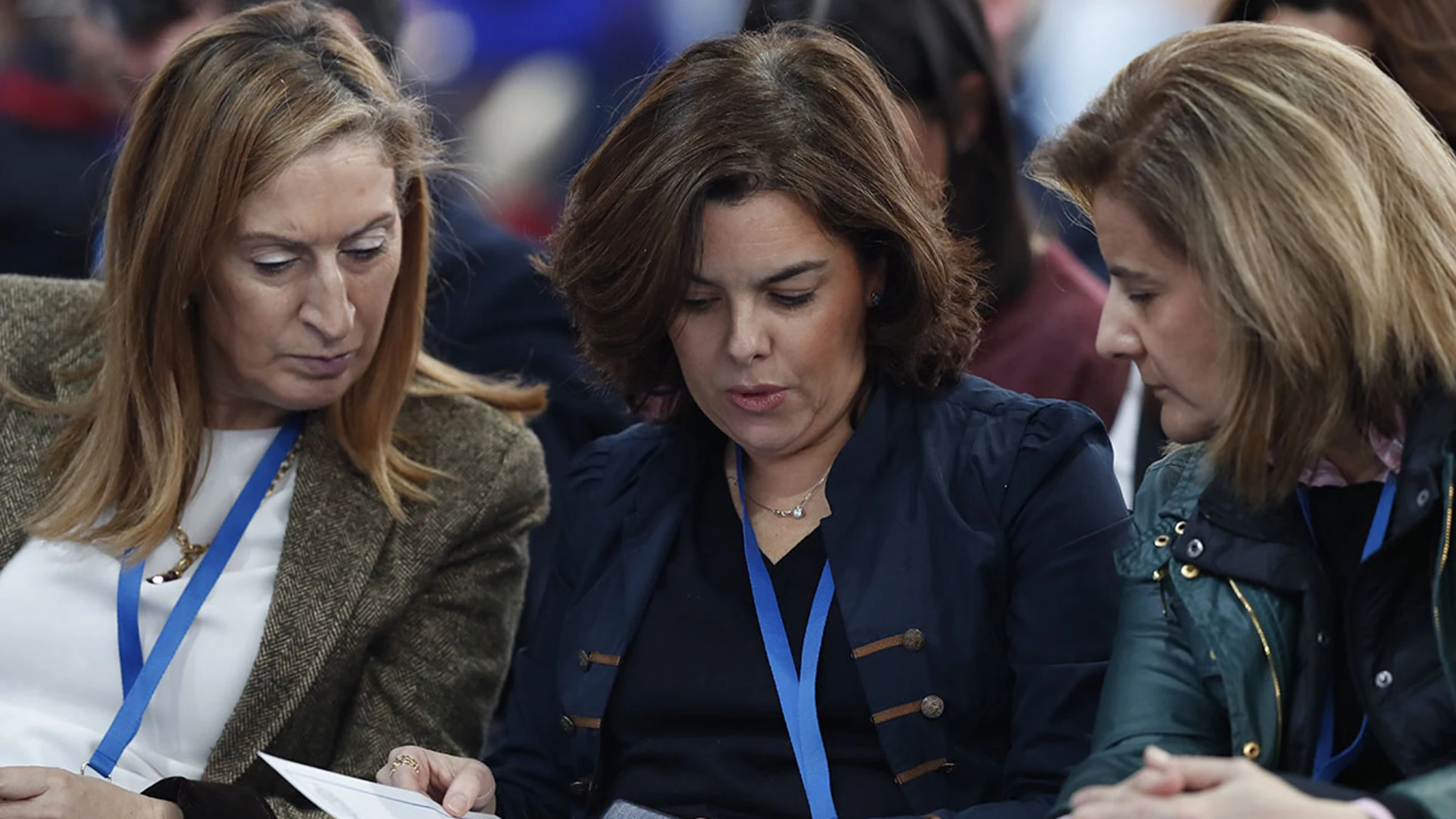 Ana Pastor, Sáenz de Santamaría y Fátima Báñez Ana Pastor, Sáenz de Santamaría y Fátima Báñez