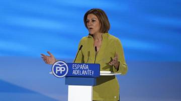 Cospedal llama a recuperar para el PP la unidad del centro-derecha español