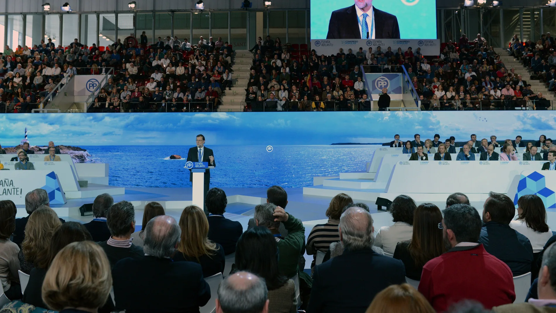 Mariano Rajoy, el presidente del Gobierno, en el XVIII Congreso Nacional de su partido Mariano Rajoy, el presidente del Gobierno, en el XVIII Congreso Nacional de su partido
