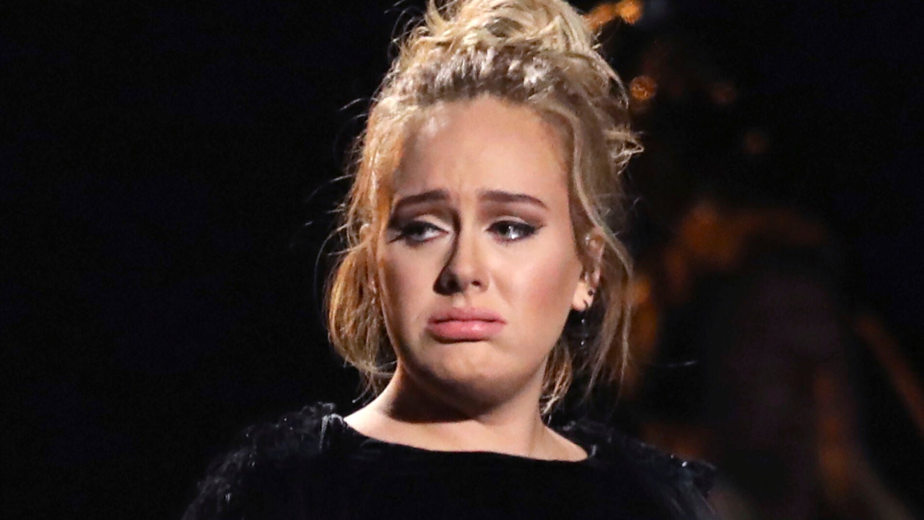 Adele para su actuaci&oacute;n durante los Premios Grammy 2017