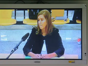 Ana Mato durante su declaración Ana Mato durante su declaración