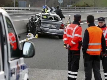 Un accidente del fin de semana en el que fallecieron dos personas Un accidente del fin de semana en el que fallecieron dos personas