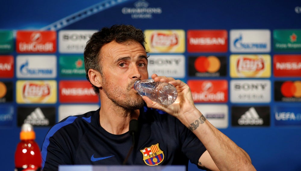 Luis Enrique, en rueda de prensa