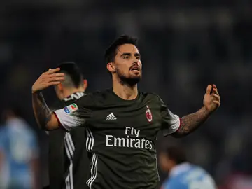 Suso celebrando su gol Suso celebrando su gol