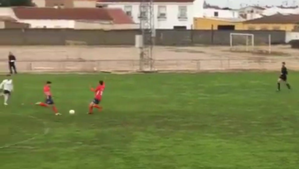 Golazo del Atlético Pueblonuevo